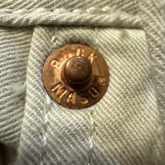 Buck Mason ROPER TWILL FORD STANDARD JEAN Men’s Size 32/34 Beige - Picture 5 of 7